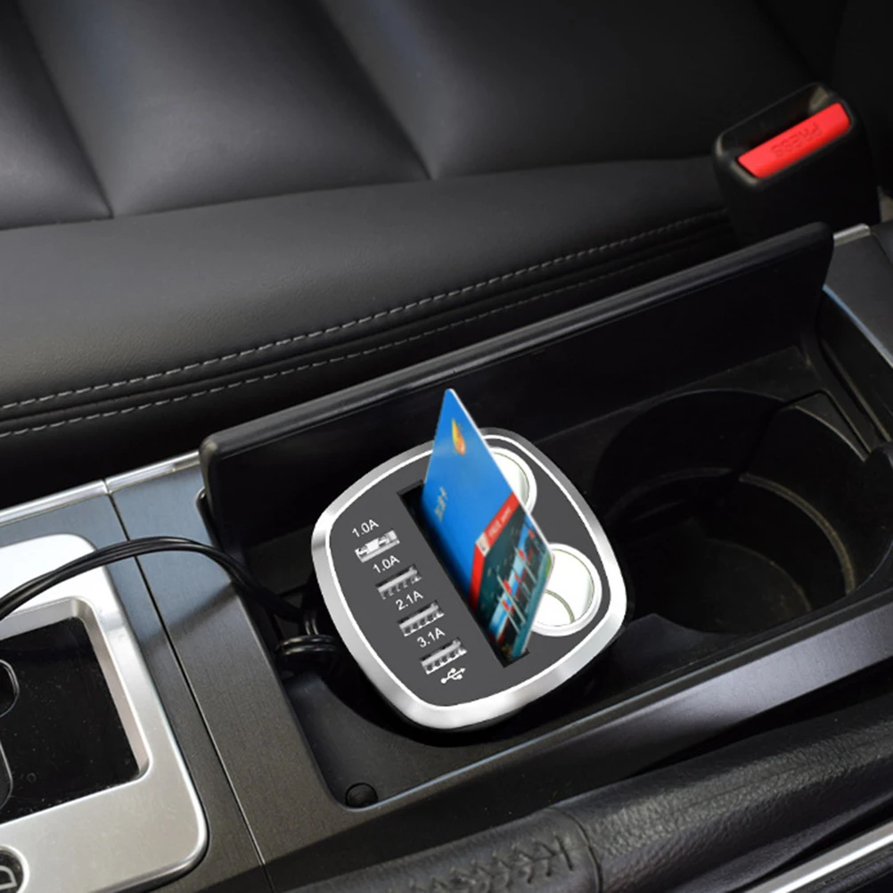 

1 To 2 12v-24v Car Cigarette Lighter Socket Splitter Plug Multifunctional Cup Type Car Charger For Phone GPS Separator