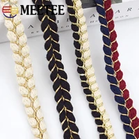 meetee 9yards 1 5cm cotton braid webbing ribbon twisted rope diy scarf jewelry apparel home crafts sewing accessories lace bd294