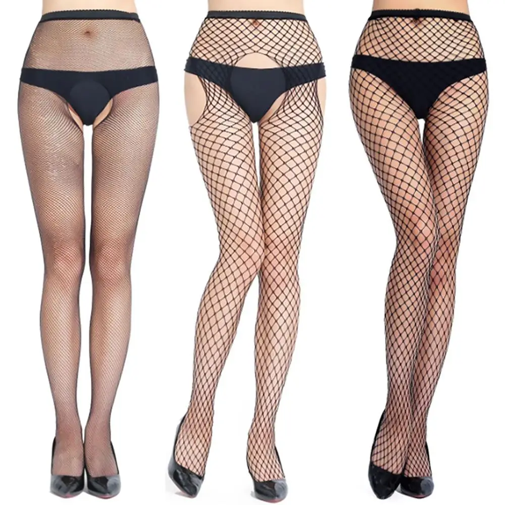 Нижнее белье сексуальные горячие эротические сетчатые чулки для секса в сеточку