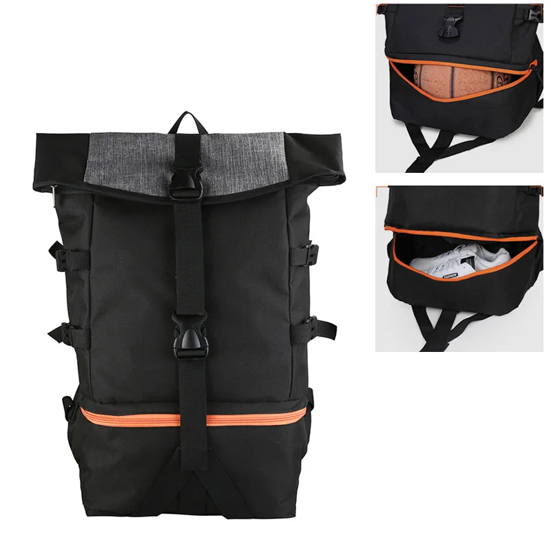 Multifunction Outdoor Men's Gym Bags Basketball Backpack School Bags Rugby Sports Hiking Bag Youth Soccer Bag