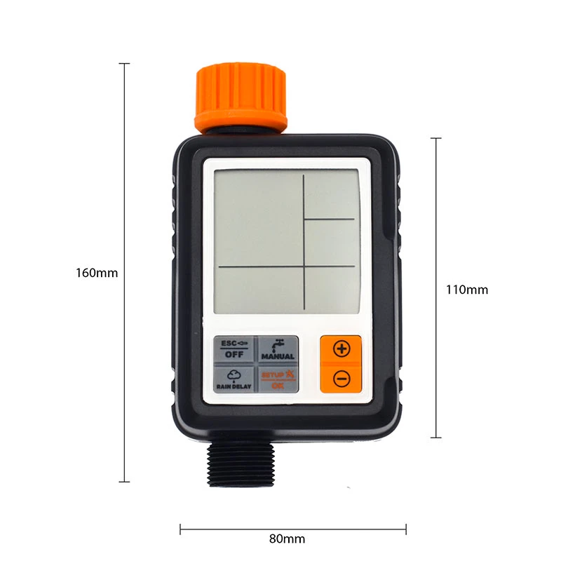 Автоматический таймер полива воды контроллер с ЖК экраном для садового