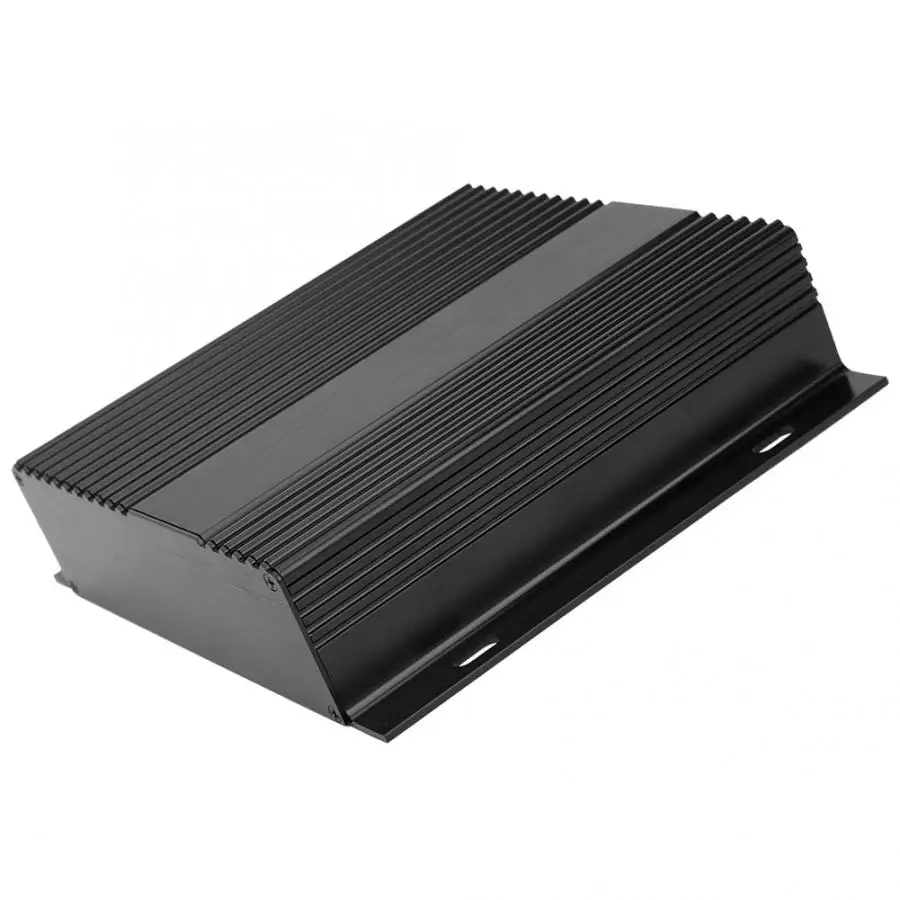 Алюминиевый корпус чехол для Project Box матовый черный DIY теплоотвод