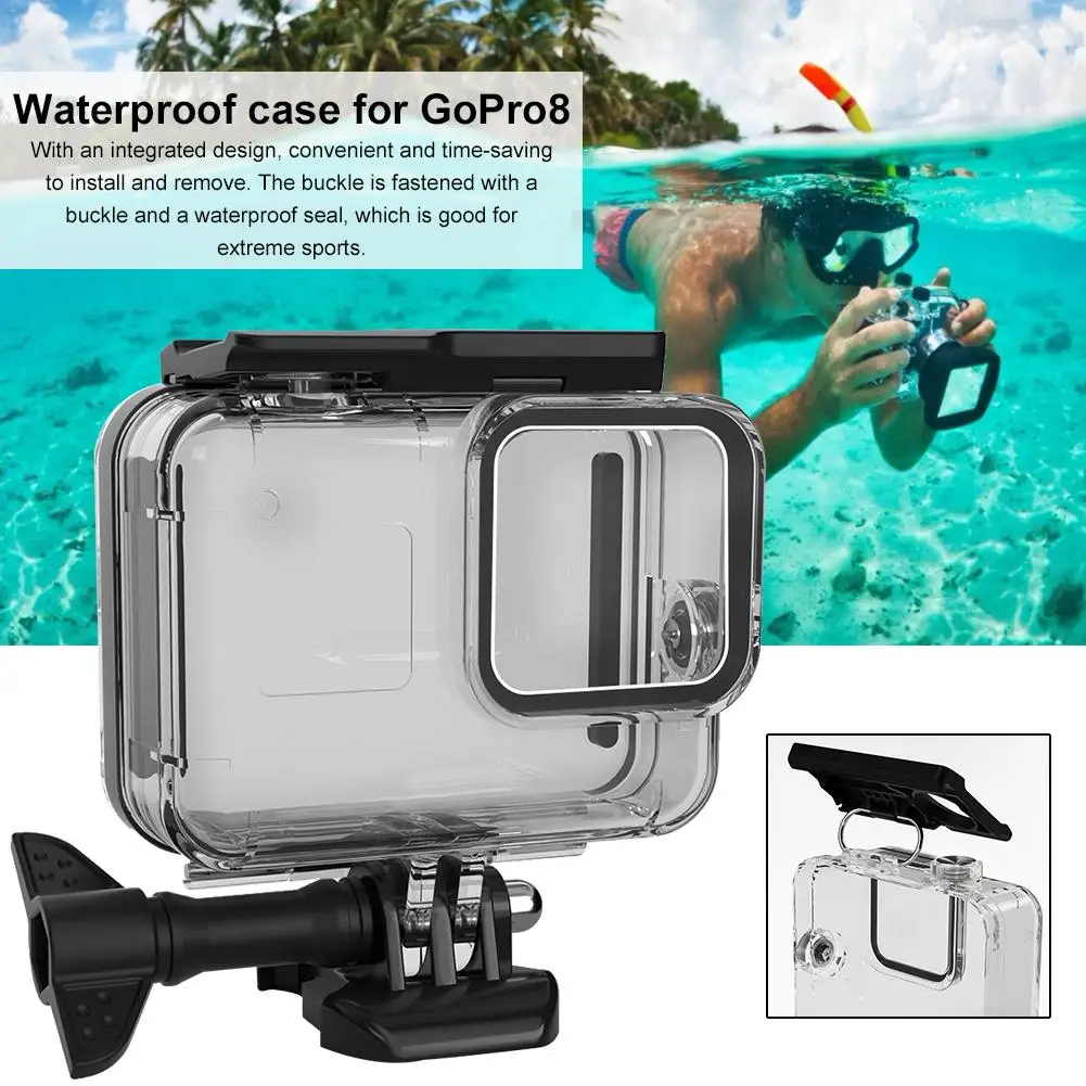 Водонепроницаемый чехол для экшн-камеры GoPro Hero 8 60 м | Электроника