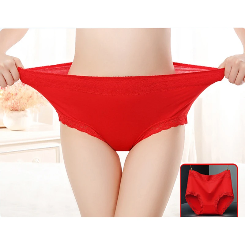 Нижнее белье женское хлопчатобумажное с высокой талией 2 шт./лот дышащие трусики