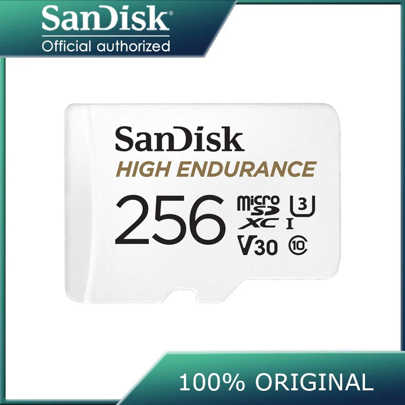 

SanDisk microSD Card HIGH ENDURANCE 64GB 128GB Memory Card Up to 100M/s 32GB 256GB MicroSDXC VideoSpeed U3 V30 HD 4K