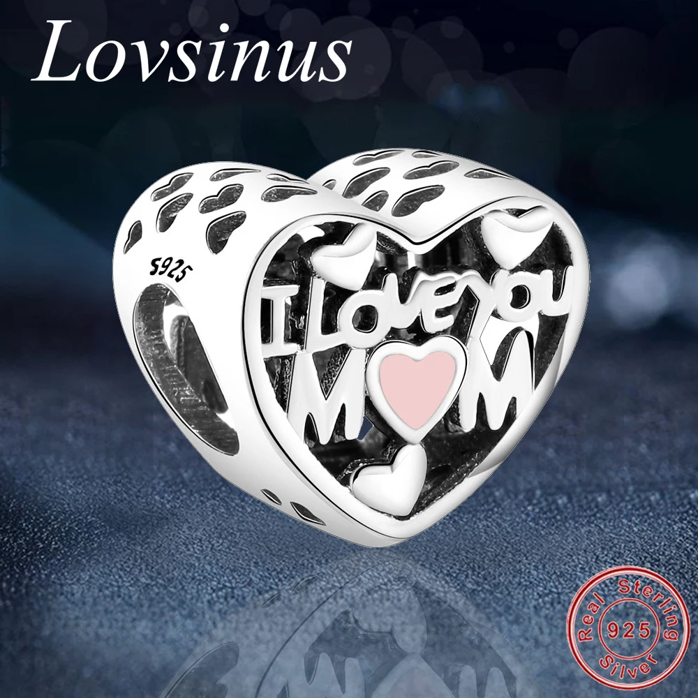 Подходящий оригинальный европейский браслет с подвесками 925 Стерлинговое