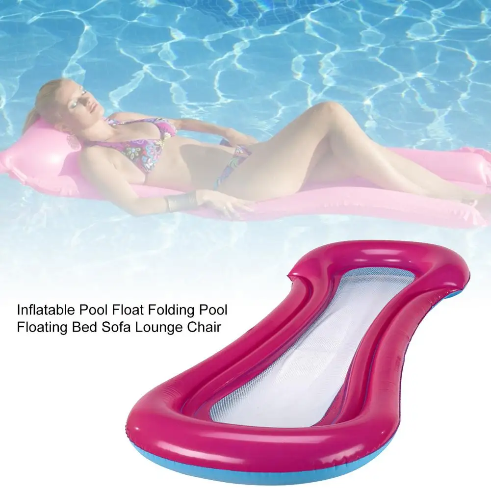 

Summer Swimming Pool Floating Inflatable Bed Mattress Swimming Ring Circle Island Cool Water Party Toy Boia Piscina Child