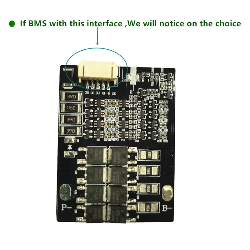 12V 3S 4S 30A 40A 50A BMS lipo/Lifepo4 battery protection board  For motor products 300-400W, LED lamp lighting around 350W images - 6