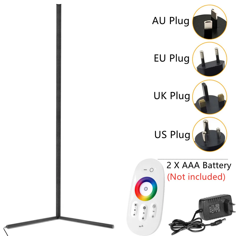 Светодиодная угловая Напольная Лампа 140 см с пультом ДУ |