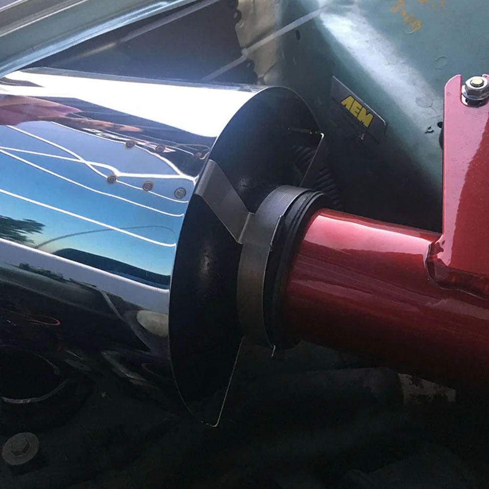 Универсальный воздухозаборный тепловой фильтр T304 нержавеющая сталь 2 5 дюйма 75 3 25