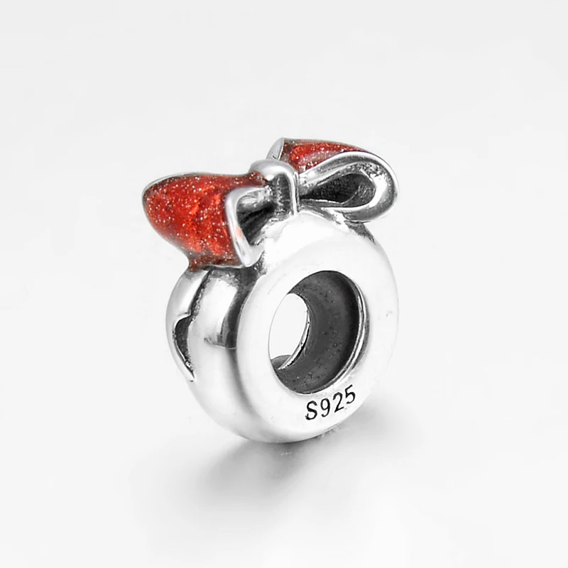 Новинка 2019 яркие Серебристые красные бусины-пробки с бантом подходят для