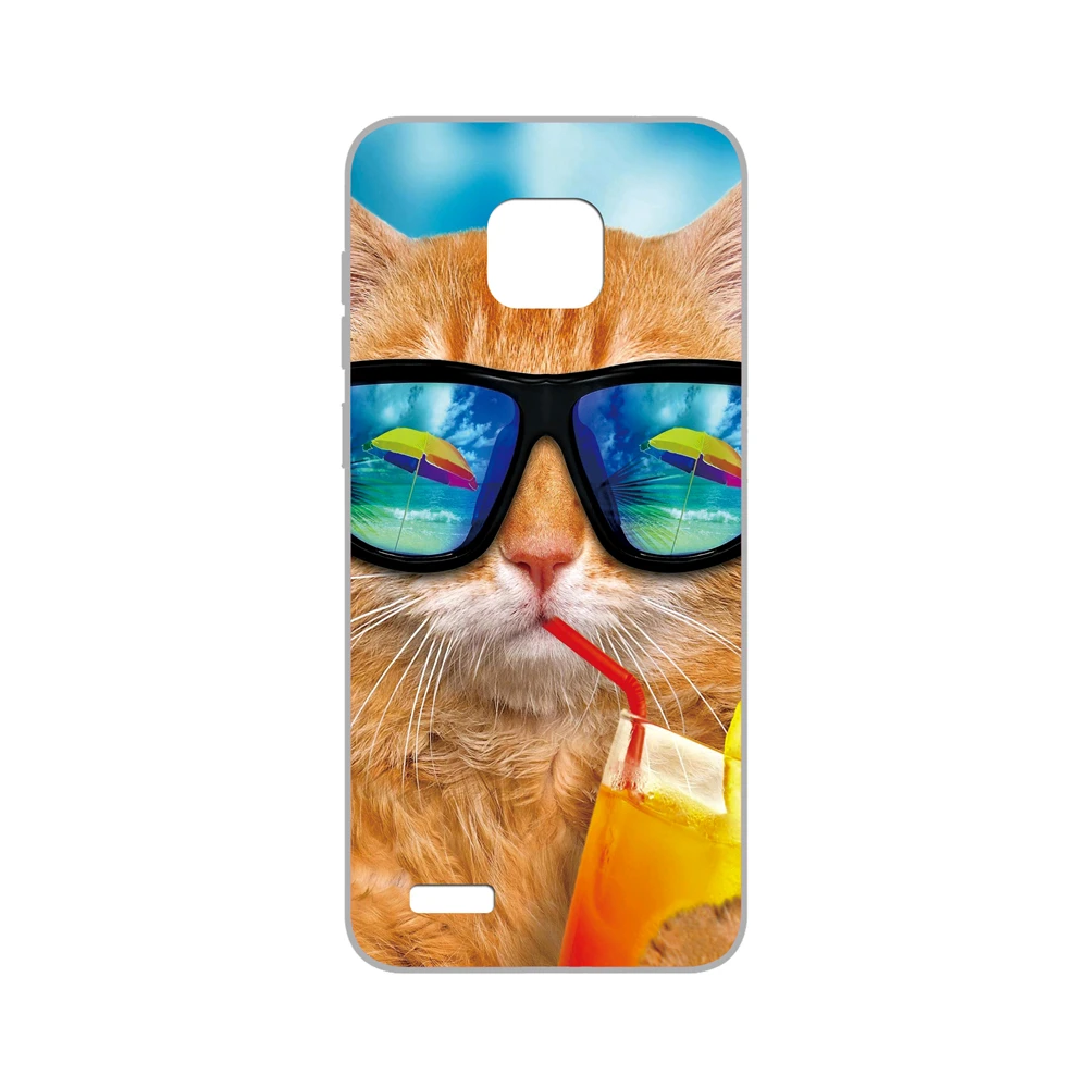 16 GUCOON Silicone Cover for Ulefone Note 7 S11 6.1inch Case Soft TPU Protective Phone Case Cartoon Wolf Flower Cat Bumper Shell - Цвет: 16