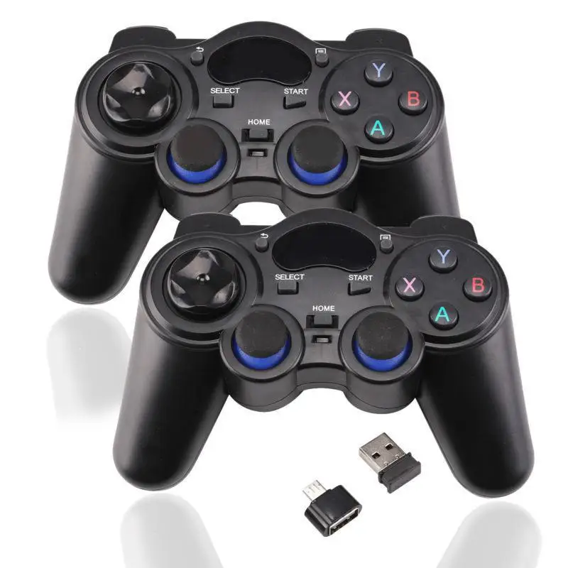 

Беспроводной игровой контроллер 2,4G, 2 шт., джойстик для PS3/смартфона