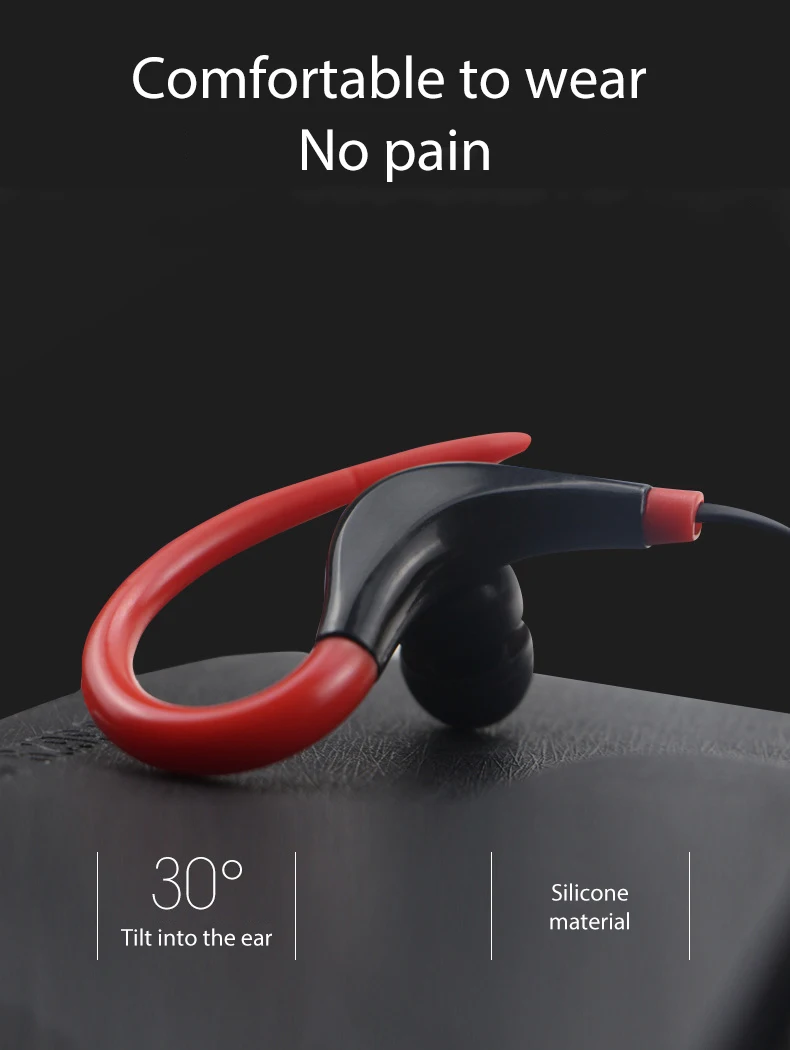 QH2 большой рог подвесной Дизайн Спортивная Bluetooth гарнитура беспроводные bluetooth наушники спортивные бег водонепроницаемые наушники