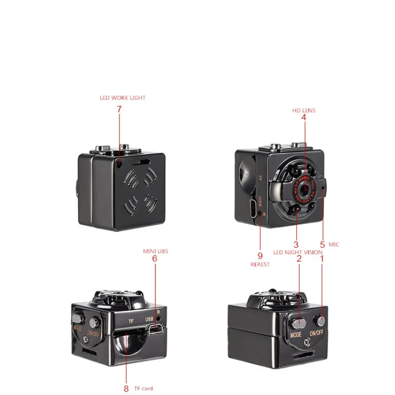 Mini Camera Camcorder HD 1080P Micro DVR Portable Webcam Video Voice Recorder | Безопасность и защита