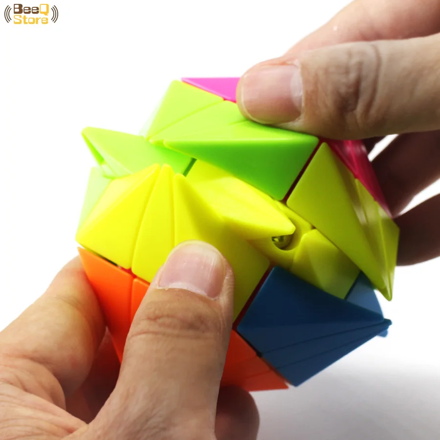 Магический куб с глазами без наклеек строительный головоломка 3x3 необычная форма