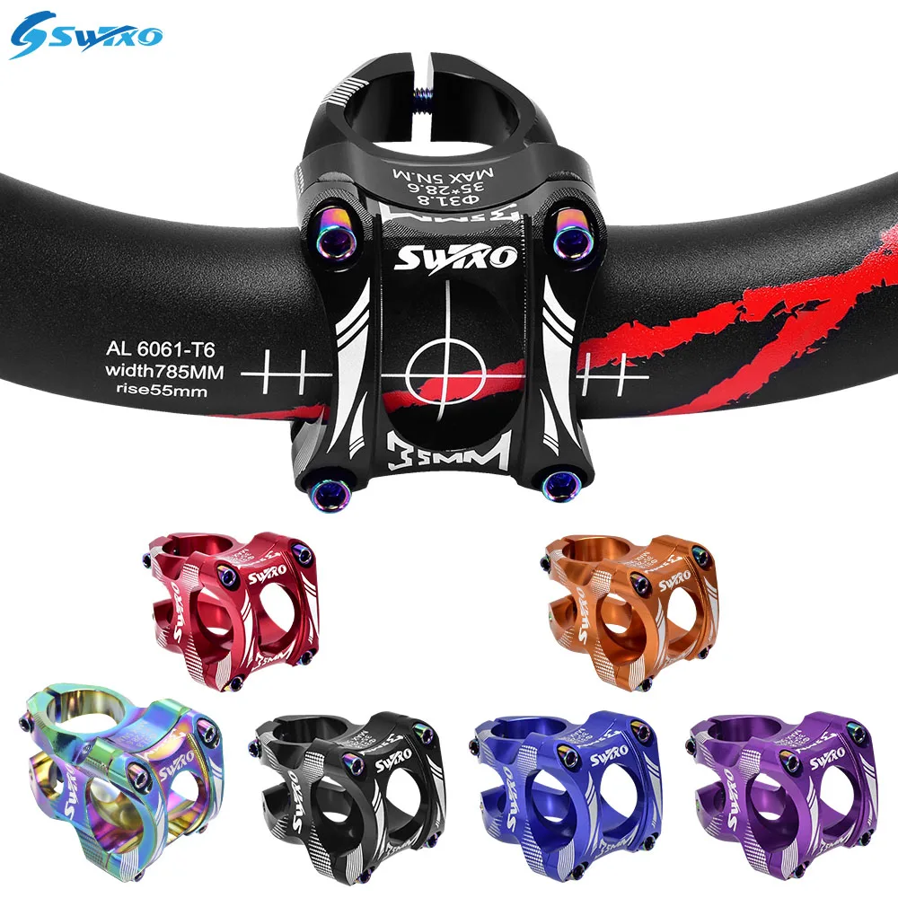 2021 Новый SWTXO 31 8 мм велосипедный стержень полный CNC обработанный алюминиевый сплав