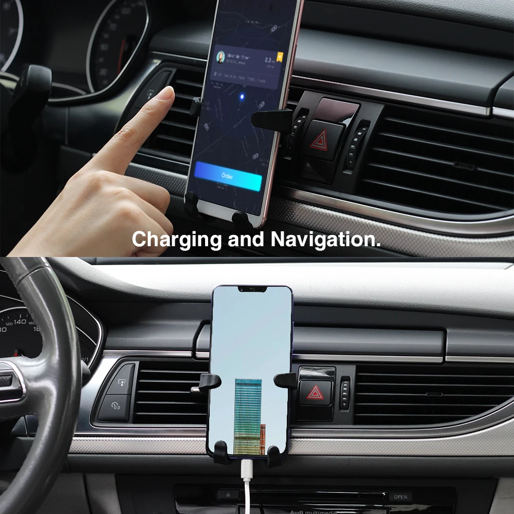 Air Vent Car Phone Holder Universal One-Hand Operation Mount for iPhone X 8 7 6 LG Huawei Samsung Galaxy f |