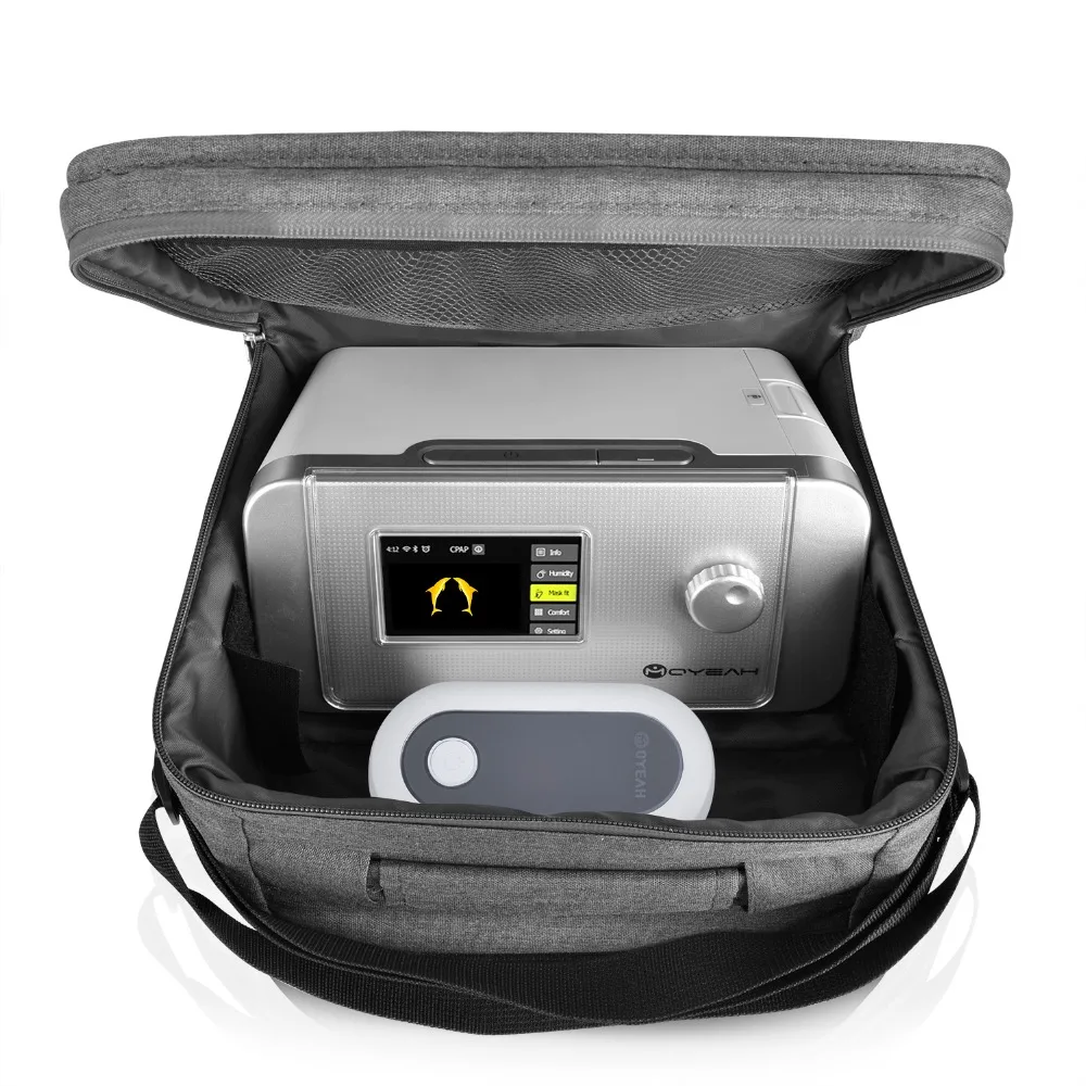 MOYEAH CPAP очиститель дезинфицирующее средство с герметичной сумкой стерилизатора и адаптером с подогревом для Cpap машины маска шланг очистки