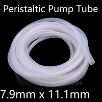 peristaltic pump tube id 7 9mm x 11 1mm od soft silicone hose wall 1 6mm flexible drink water connect pipe nontoxic transparent