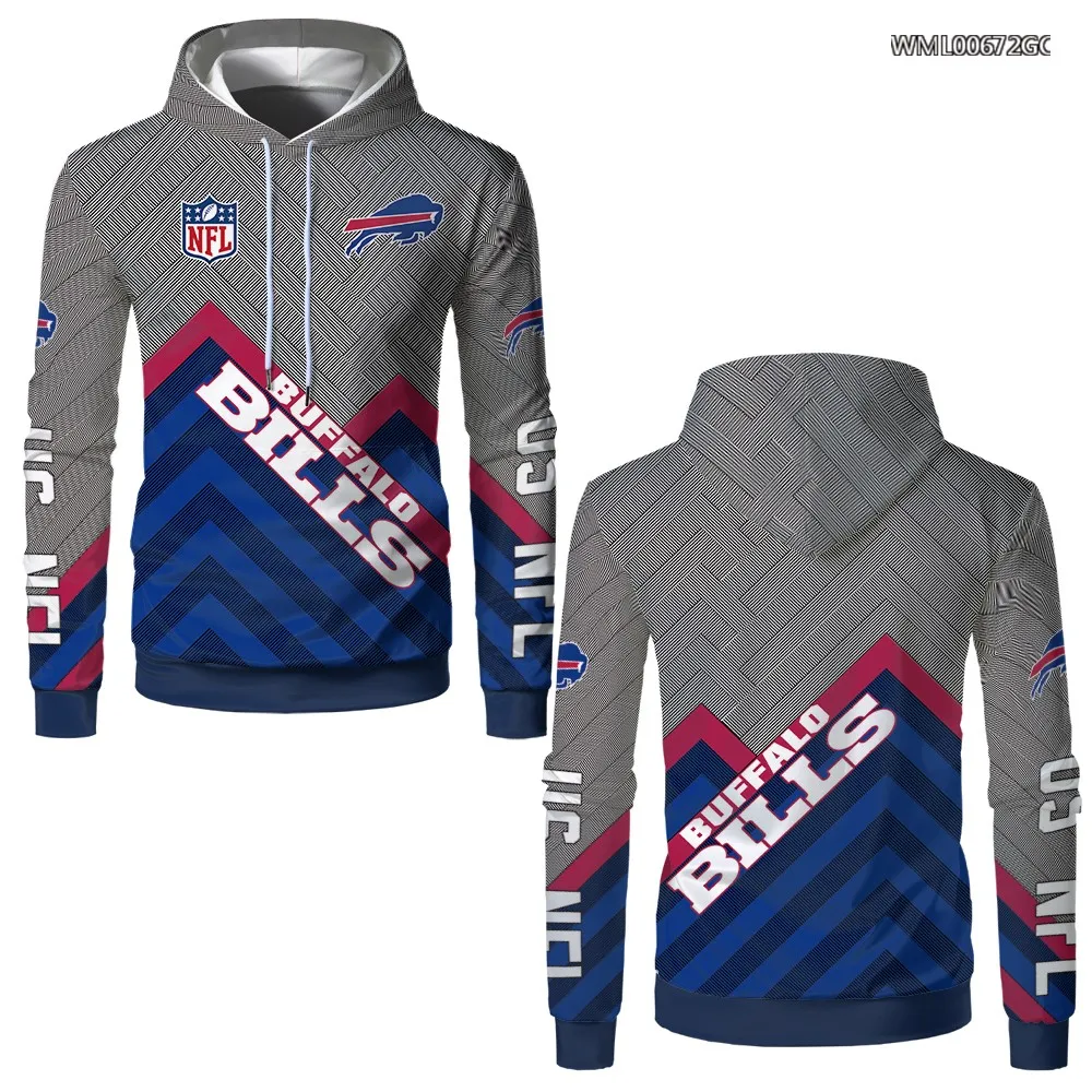 

Fall / winter 2020 Rugby sports series 3D printing Hoodie creative fashion men's Pullover outdoor casual breathable loose top