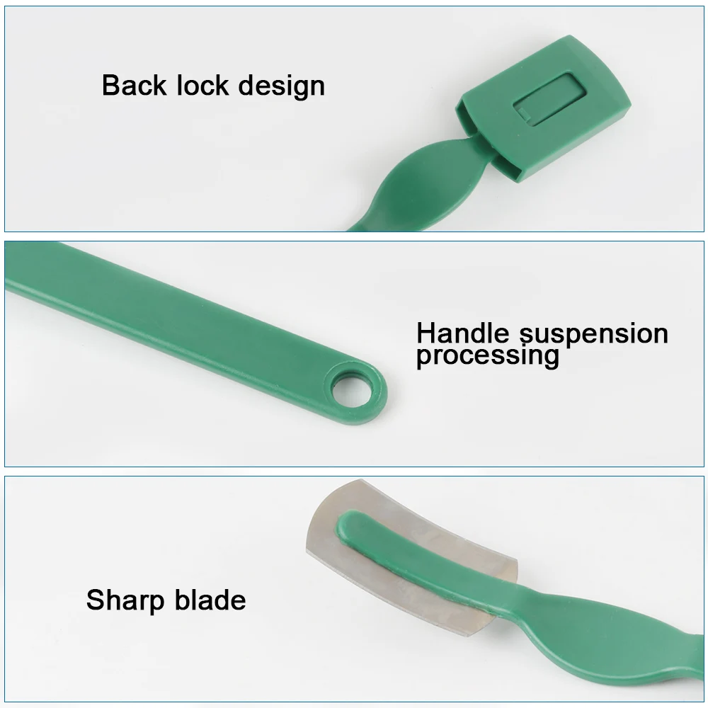 Специальный хлеб изогнутый дугой деревянная ручка для ножа 5 шт. сменные лезвия