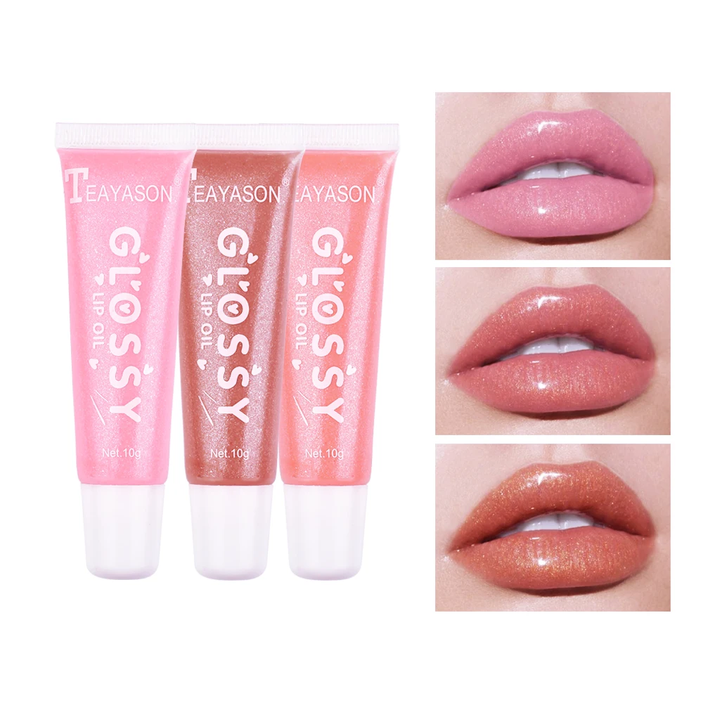 Moisturizing Lip Gloss Oil Protect Lips Makeup Liquid Tint Lipstick Cosmetics Women Glossy Crystal Jelly Hydrate |