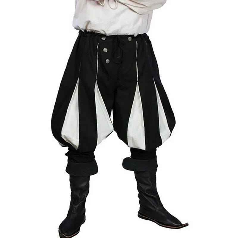 Карнавальный средневековый костюм для мужчин в западном стиле свободные штаны