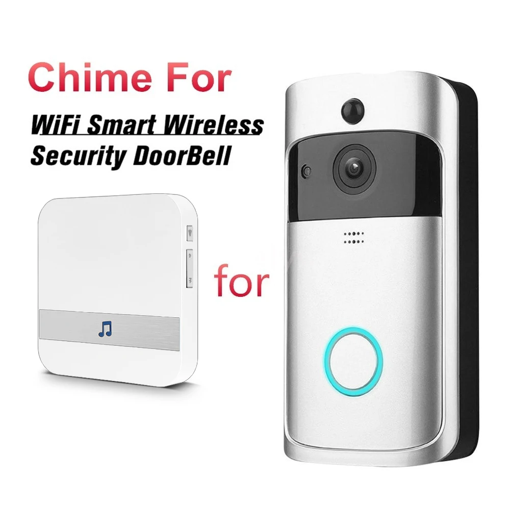 

AC 110-220V Smart Indoor Doorbell Chime Wireless WiFi Door Bell US EU UK AU Plug XSH app For EKEN V5 V6 V7 M3