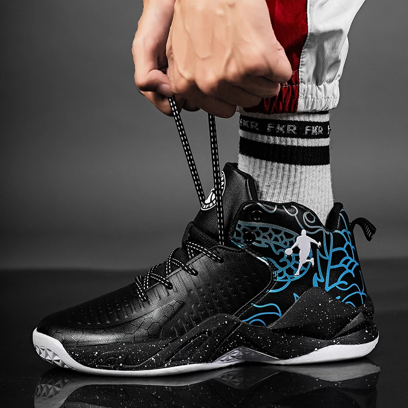 Баскетбольные кроссовки для мужчин высокие дышащие баскетбола Джордана|Обувь