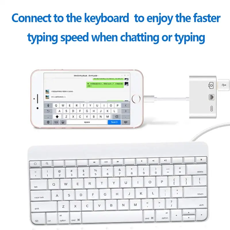 Ingelon[ Lightning Ethernet (порт RJ45)] usb концентратор с адаптером разветвитель Кабель адаптер
