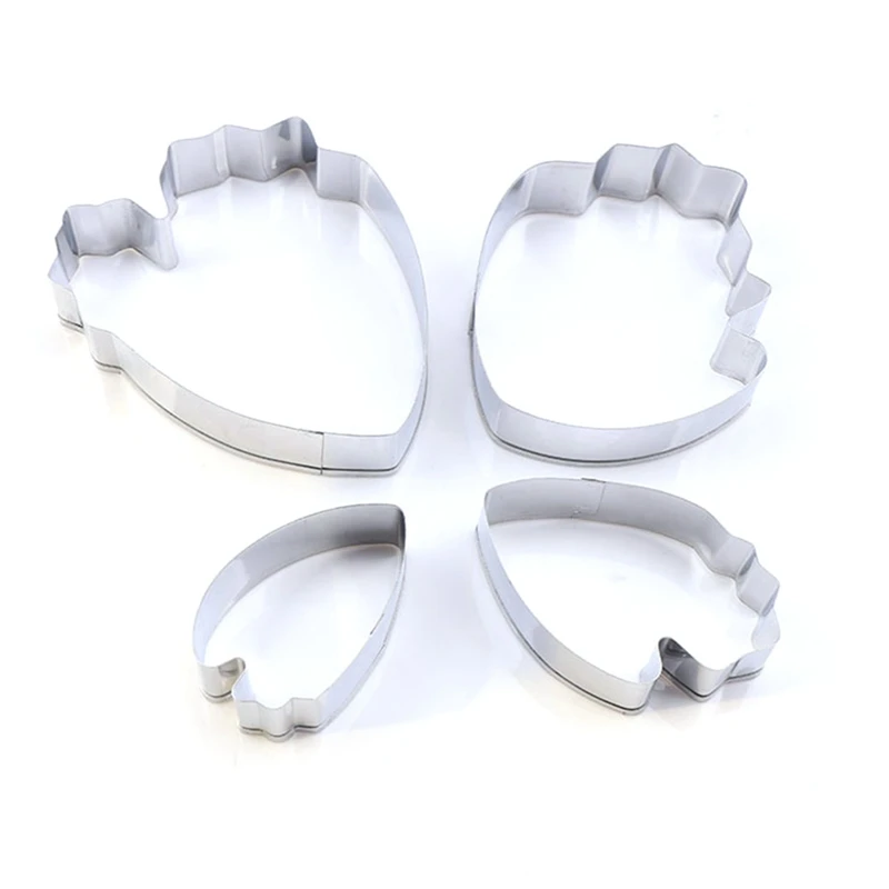 Лидер продаж 4 шт./компл. лепестки пиона из нержавеющей стали креативная форма для