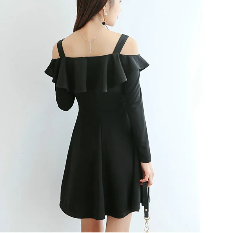 

Dress Women 2020 Spring Pink New Korean Style Trendy All-match Leisure Sweet High Waist Slim Womens Clothing Female Comfortable