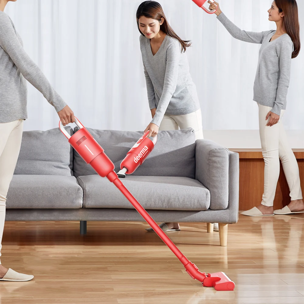 Deerma VC21 Handheld Wireless Vacuum Cleaner 5500pa Suction light weight Aspirator Machine Low Noise | Бытовая техника