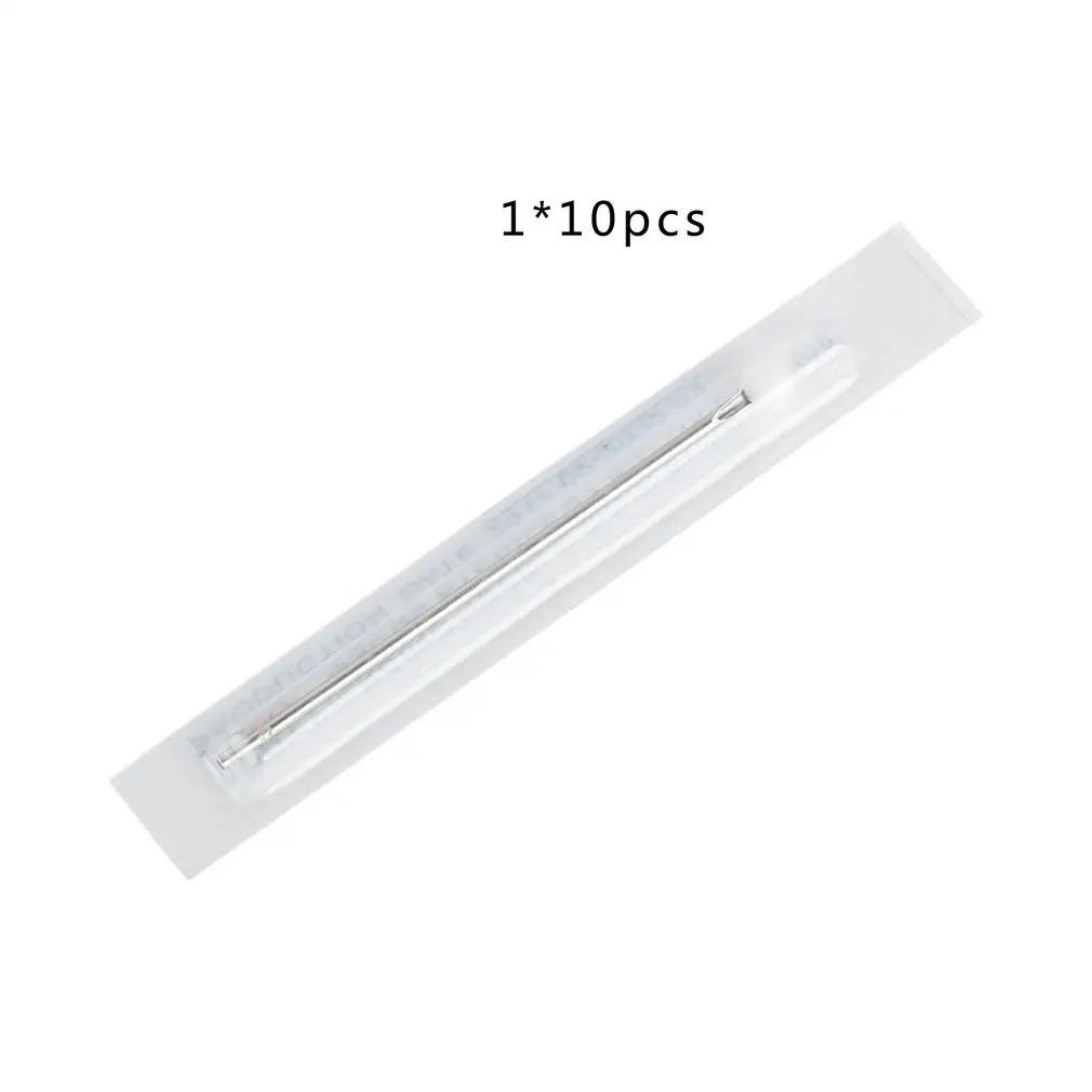 10 шт./лот 16G иглы для пирсинга тату аксессуары одноразовые стерильные тела пупка