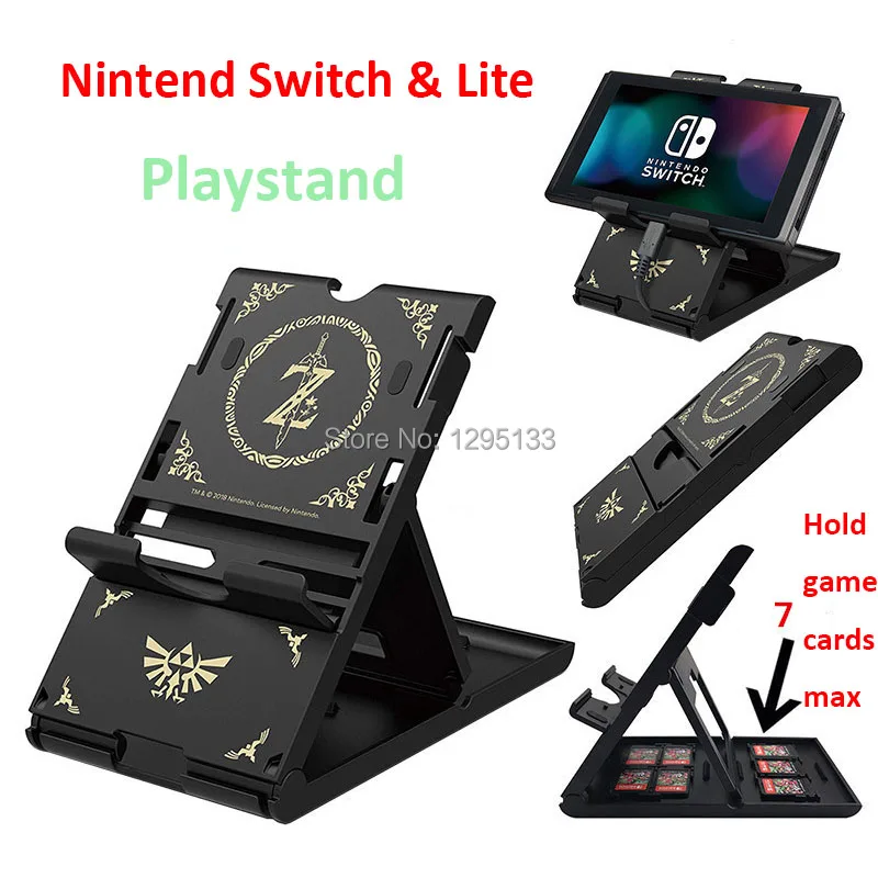 Регулируемый складной ABS компактный кронштейн Nintendo Switch Lite подставка для игровой