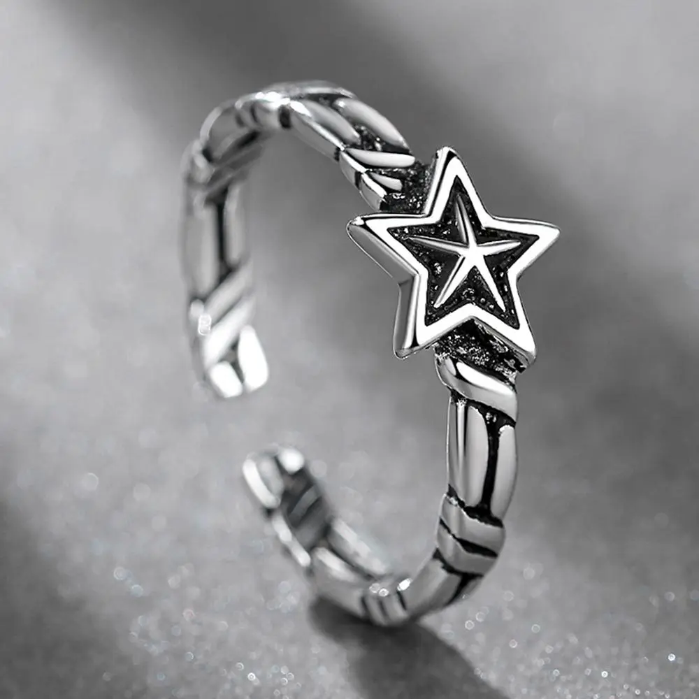 Винтажные дизайнерские регулируемые кольца из стерлингового серебра 925 пробы со