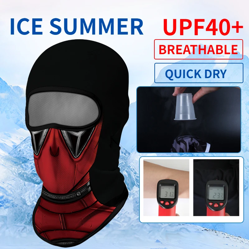 Маска-Бандана Deadpool дышащая Балаклава шарф спортивная повязка на голову шапка для