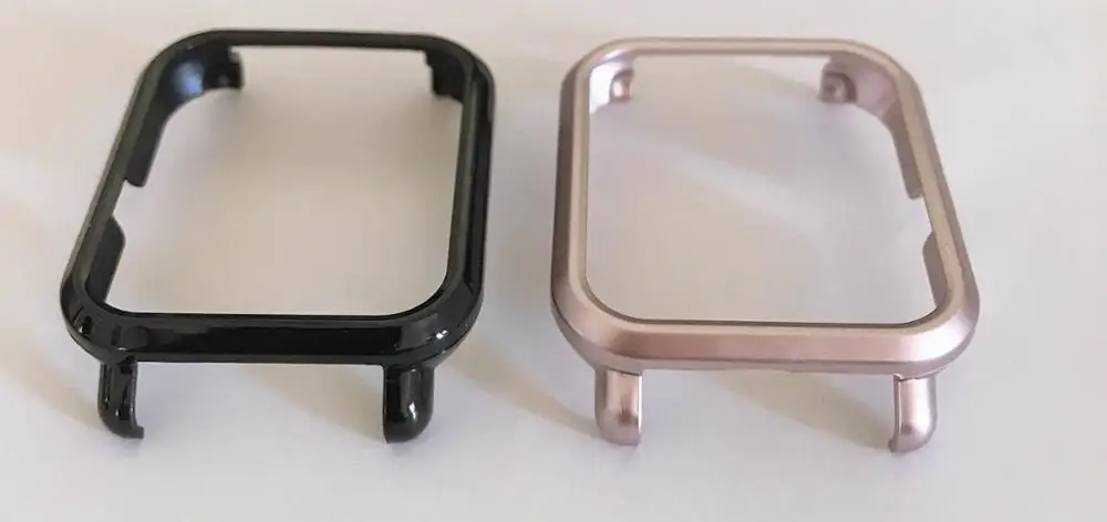 black and rose pink 2 шт./упак. разноцветный чехол для Amazfit Bip на молнии Wrong extraction для Xiaomi Huami Amazfit Bip Bit Smartwatch чехол Крышка Amazfit чехол Крышка - Цвет: black and rose pink