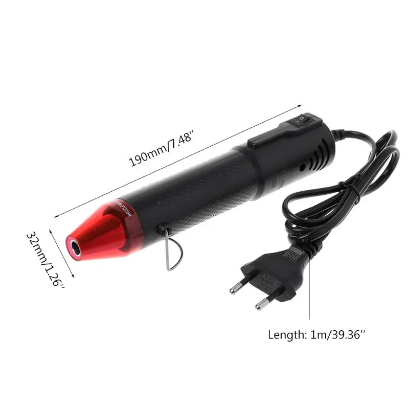 130W 220V Мини Тепловая пушка термоусадочная горячего воздуха Температура