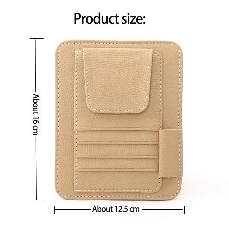 Органайзер для солнцезащитных очков и карточек стайлинга автомобиля |