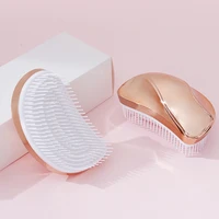 golden hair brush women comb detangling massage anti static haircare scalp reduce hair loss styling tool barber accessories