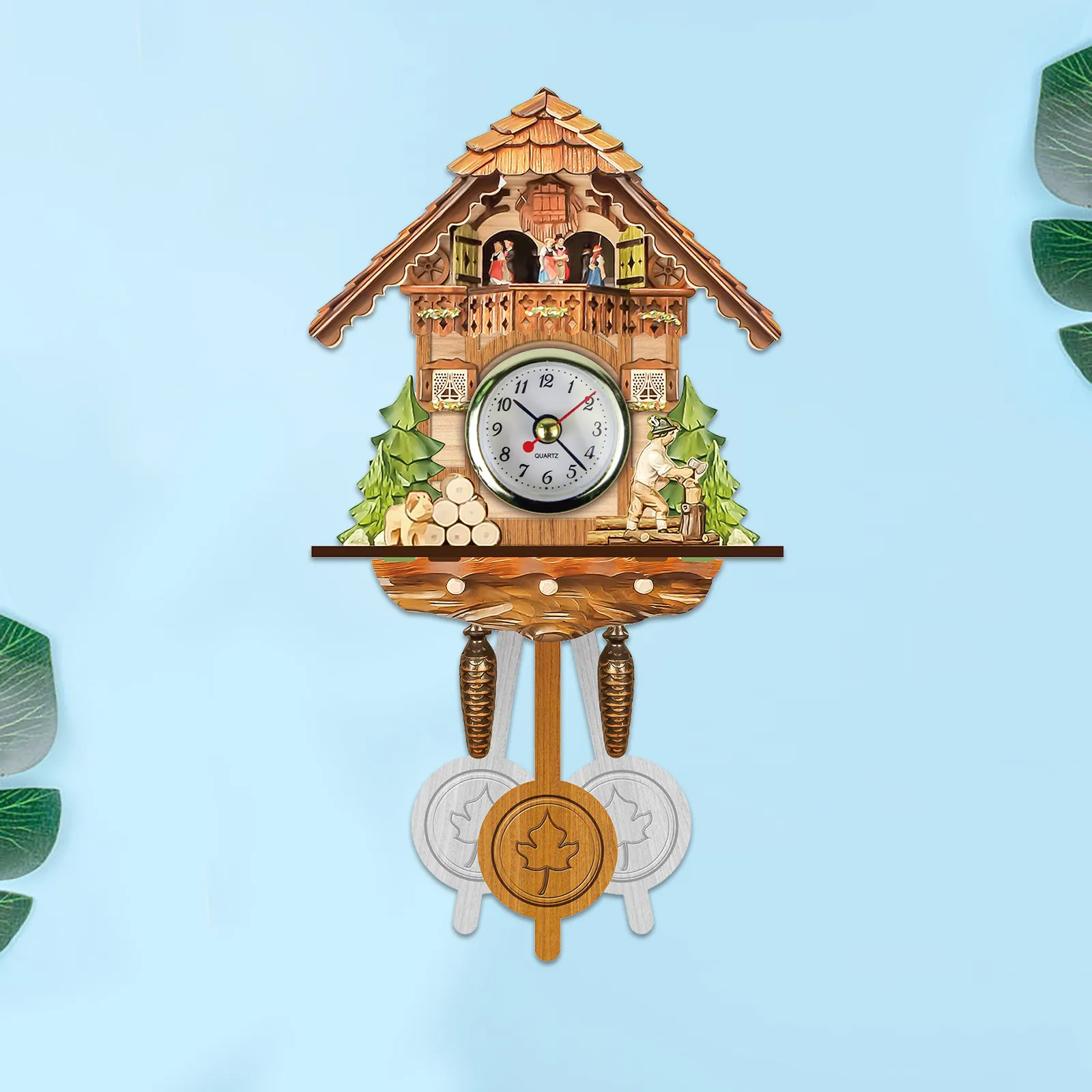 Cuckoo настенные часы с кукушкой Chime будильник в стиле ретро деревянные для гостиной