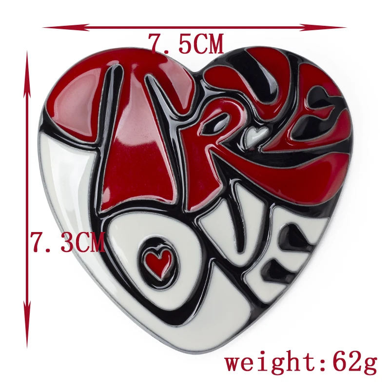 Модная металлическая пряжка для ремня в форме сердца |