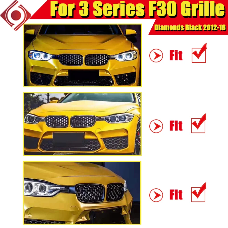 Передняя грелка для BMW F30 F31 3 Series АБС пластик глянцевый черный новый M3 Look Sport 318i 320i