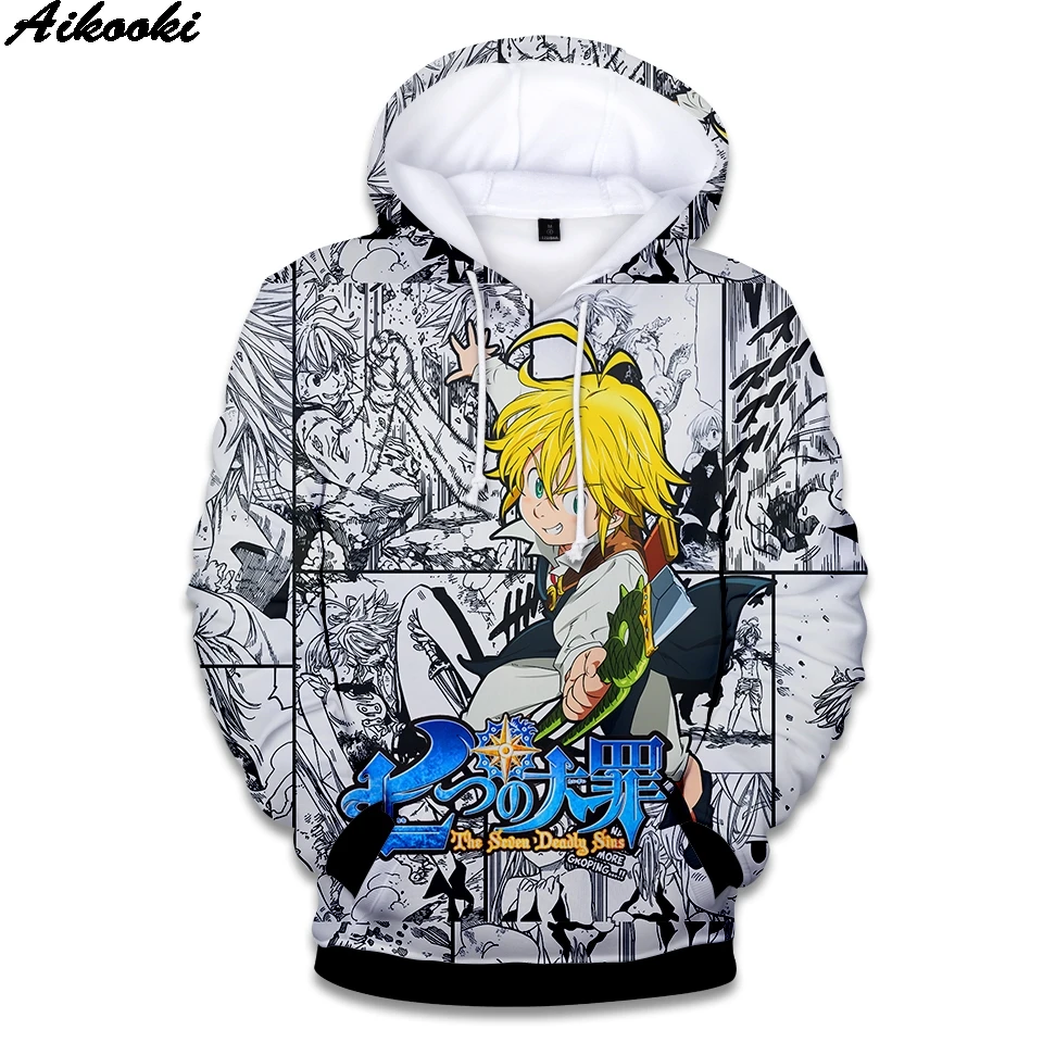 

Nanatsu No Taizai 3D Hoodie Men Women New Arrival Fashion Casual Anime Hoodies 3D Print Nanatsu No Taizai Sweatshirts tops