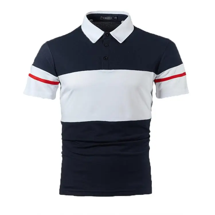 

Men Clothes 2021 Famous Brand polo shirt men Summer Tops Cotton Short Sleeve Striped Classic & Business homme