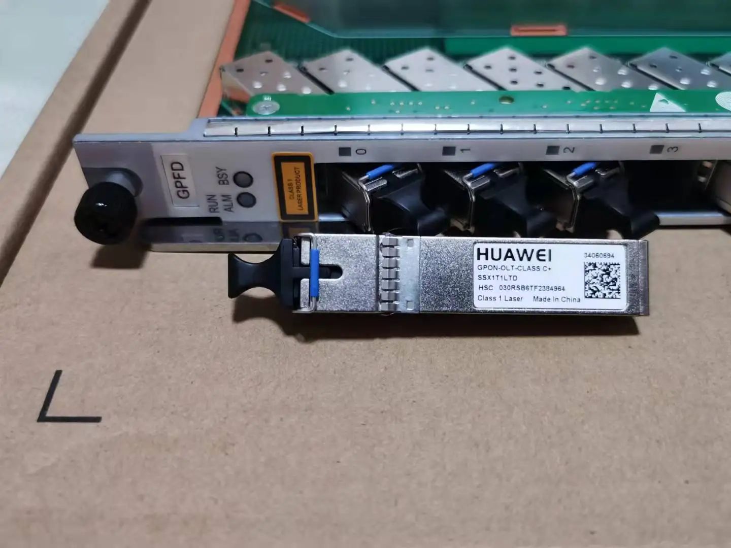 Оригинальная плата Huawei GPFD GPON с 16 портами модули SFP класса B +/C ++ для MA5680T / MA5683T MA5608T OLT
