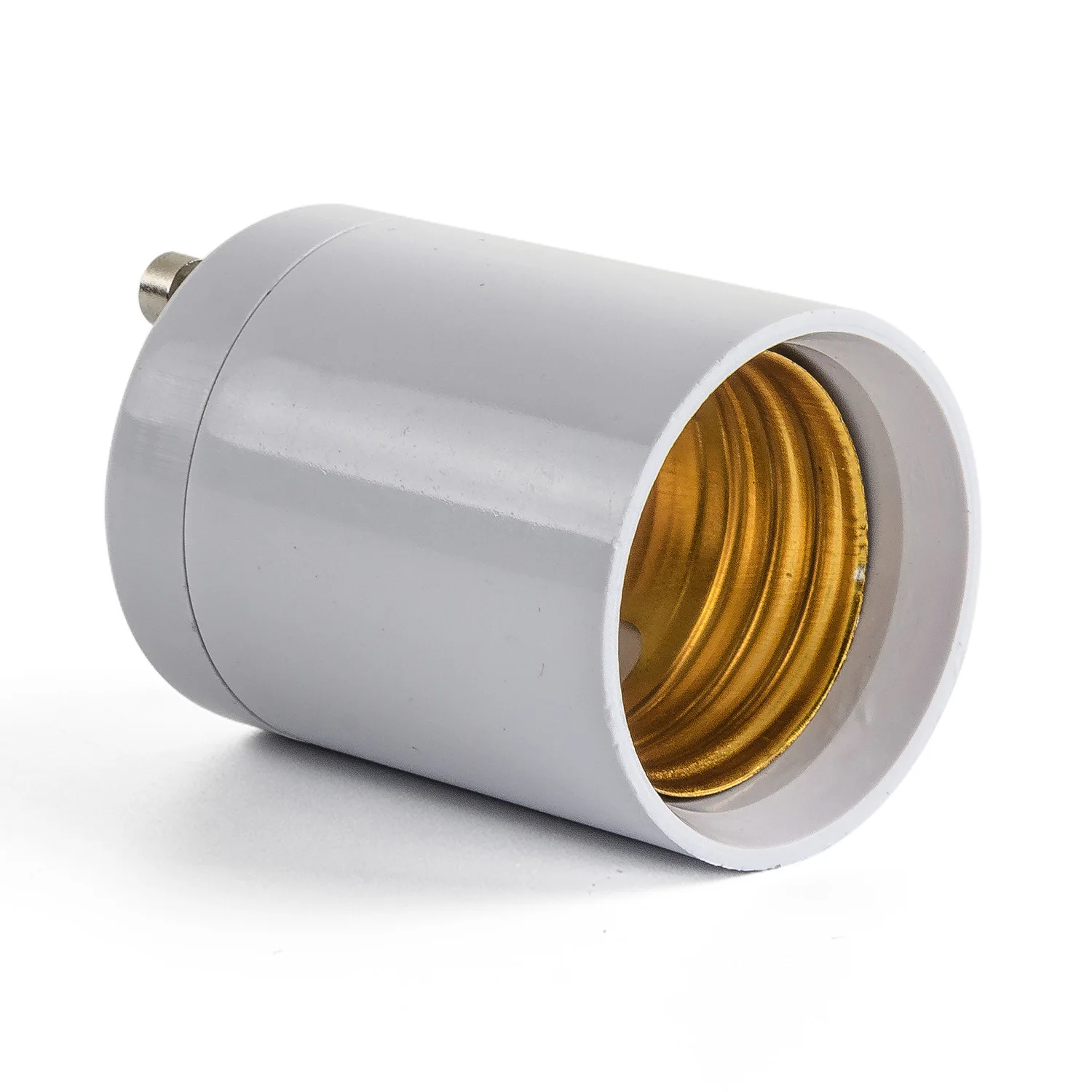 5pcs GU24 To E27 White LED Light Lamp Bulb Adapter Fireproof Material Holder Socket Bulbs | Освещение