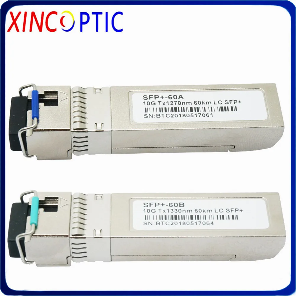 10G BIDI 60км SFP модуль SM LC 1270/1330nm DDM гигабитный одномодовый одиночный волоконно